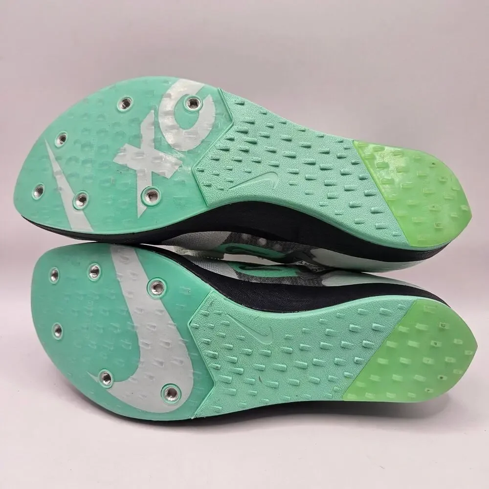 NIKE MEN'S 6.5 DRAGONFLY XC TRACK SPIKES DX7992-300 NWOT BARELY GREEN/METALLIC
